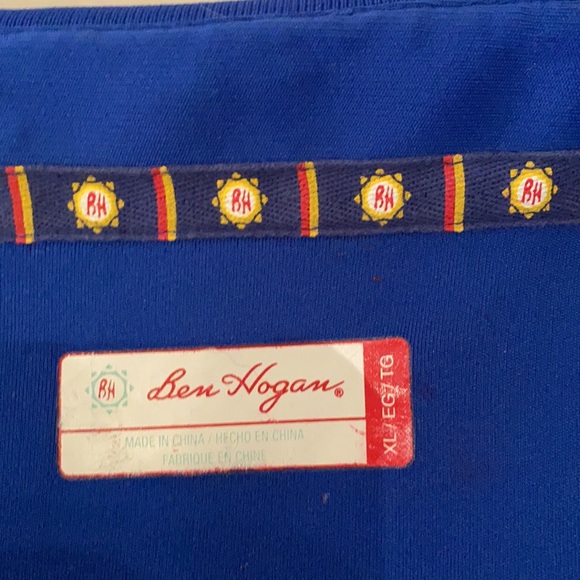 Ben Hogan golf shirt blue and white - Picture 3 of 3